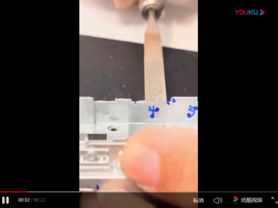 Aluminum alloy model grinding