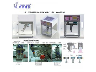超音波噴霧機部品 半導体ウェーハへのフラックスの精密噴霧